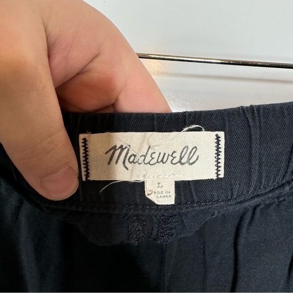 Madewell Black Pull On Shorts Size Large - Picture 5 of 6